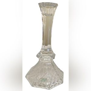 Beautiful 24% Lead Crystal Candlestick Holder